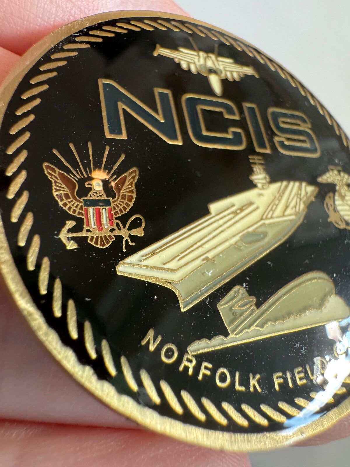 NCIS Norfolk Field Office Challenge Coin Naval Criminal Investigative Service
