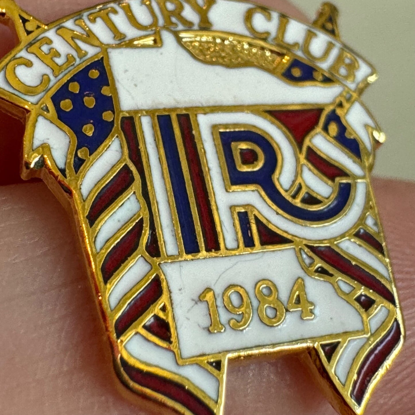Vintage Independent Republicans 1984 Minnesota Century Club IR Lapel Pin
