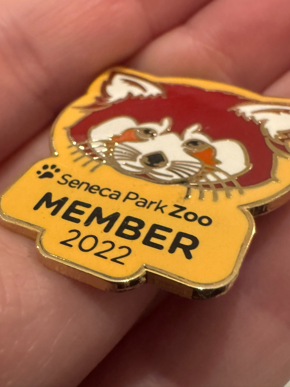 Seneca Park Zoo Member Lapel Pin 2022 Red Panda