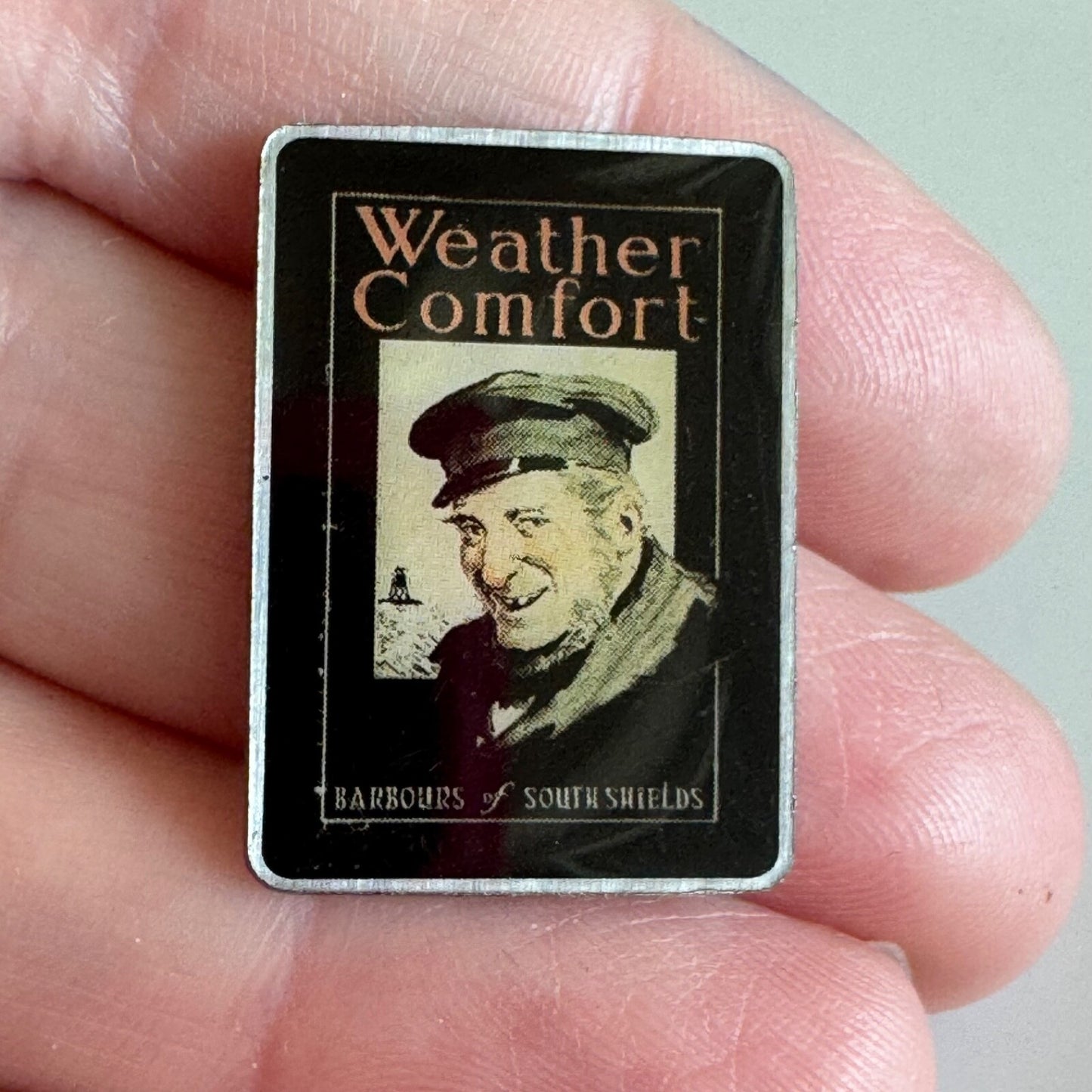 Vintage Barbours of South Shields Weather Comfort Lapel Pin Barbour Wax Jacket