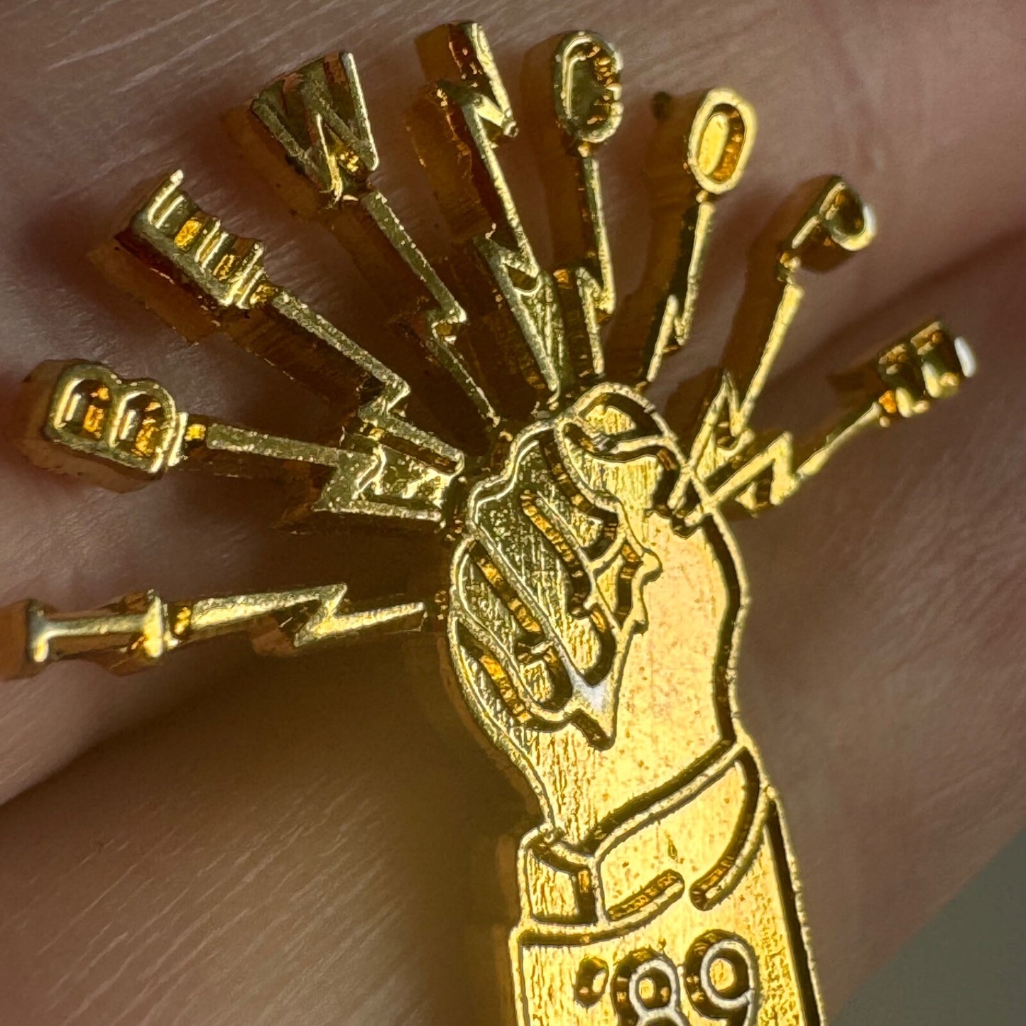 Vintage IBEW COPE 1989 Lapel Pin Union Brotherhood of Electrical Workers