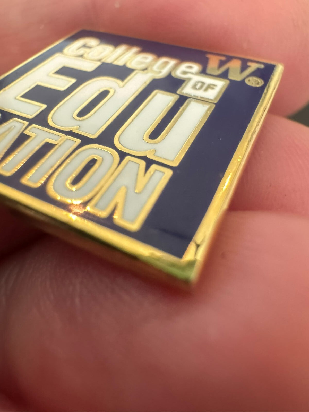 University of Washington College of Education Lapel Pin UW Huskies
