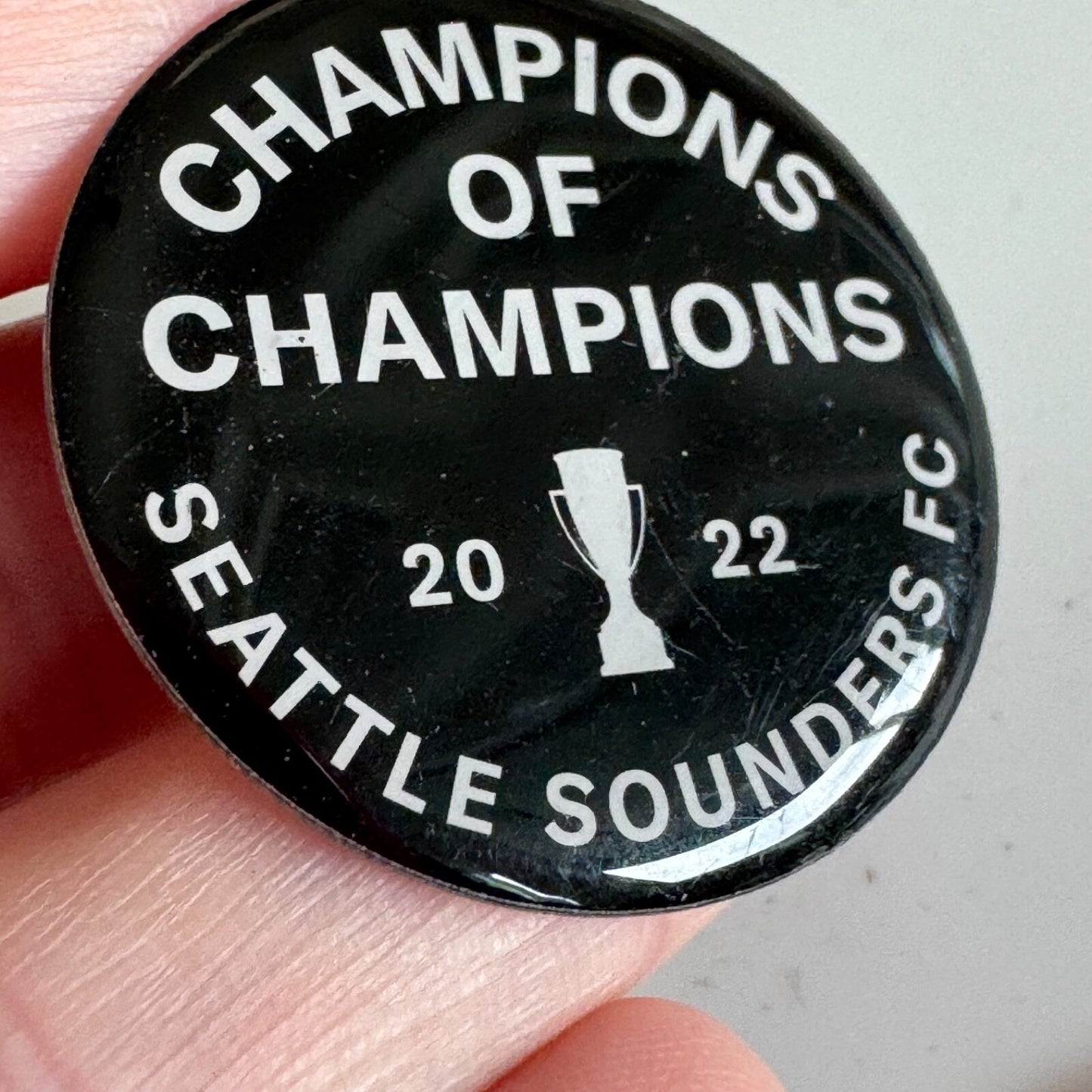 Seattle Sounders FC 2022 Champions of Champions Soccer Pin