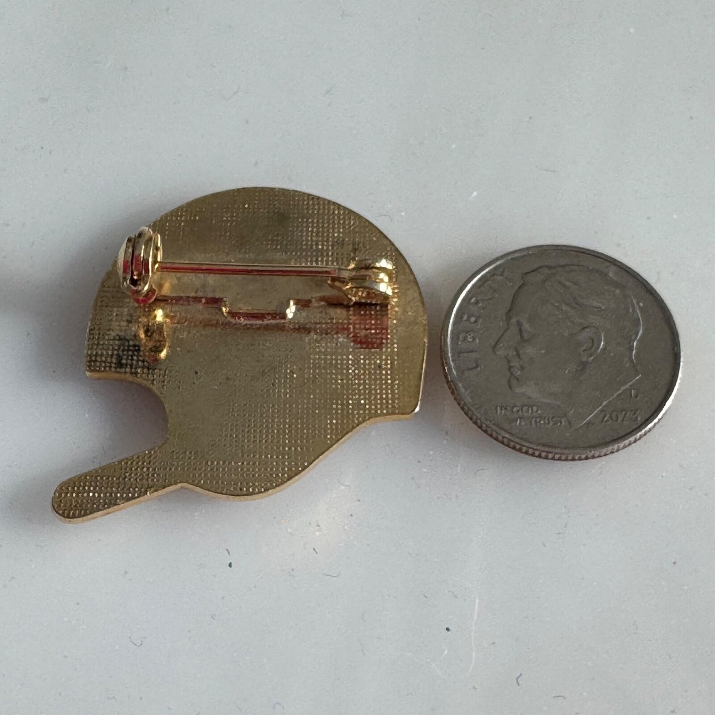 Vintage Auburn University Football Helmet AU Tigers Lapel Pin