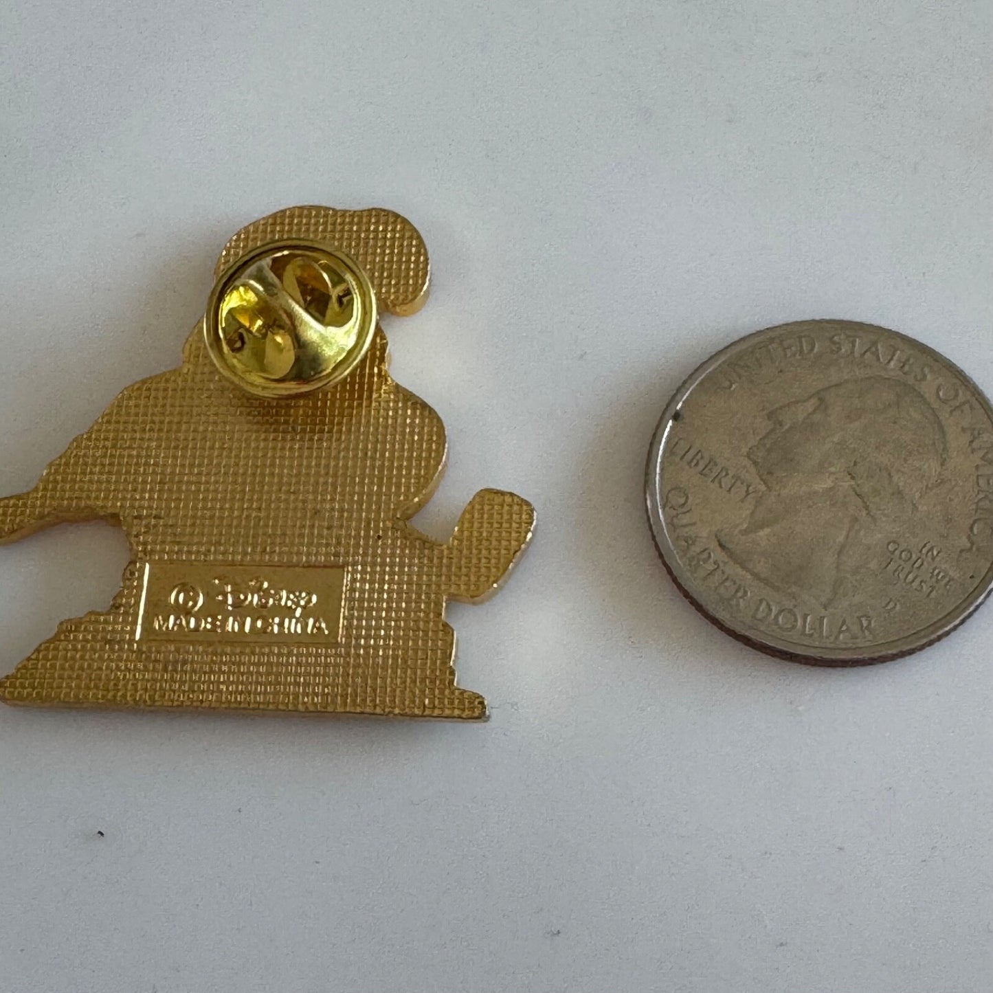Vintage Grumpy Breaking Golf Club Lapel Pin Disney Snow White Seven Dwarfs