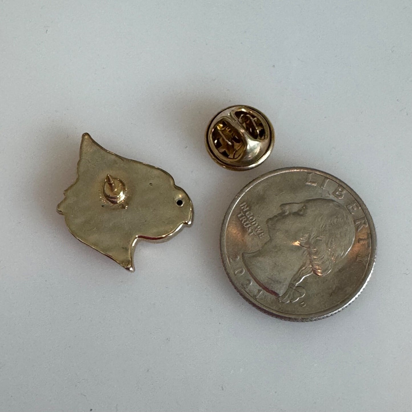 Vintage University of Louisville Cardinals Rhinestone Lapel Pin Tie Tack