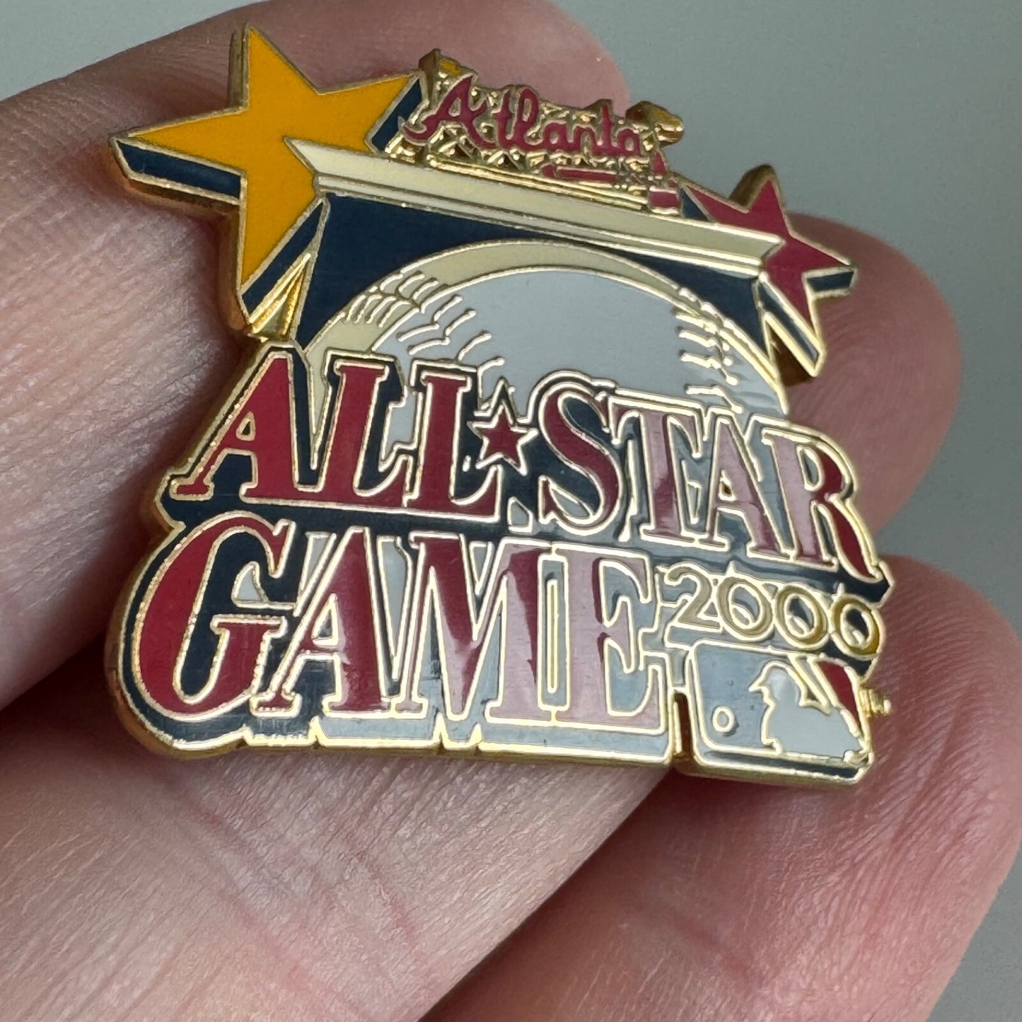 Vintage MLB All-Star Game 2000 Pin – Atlanta Host Commemorative