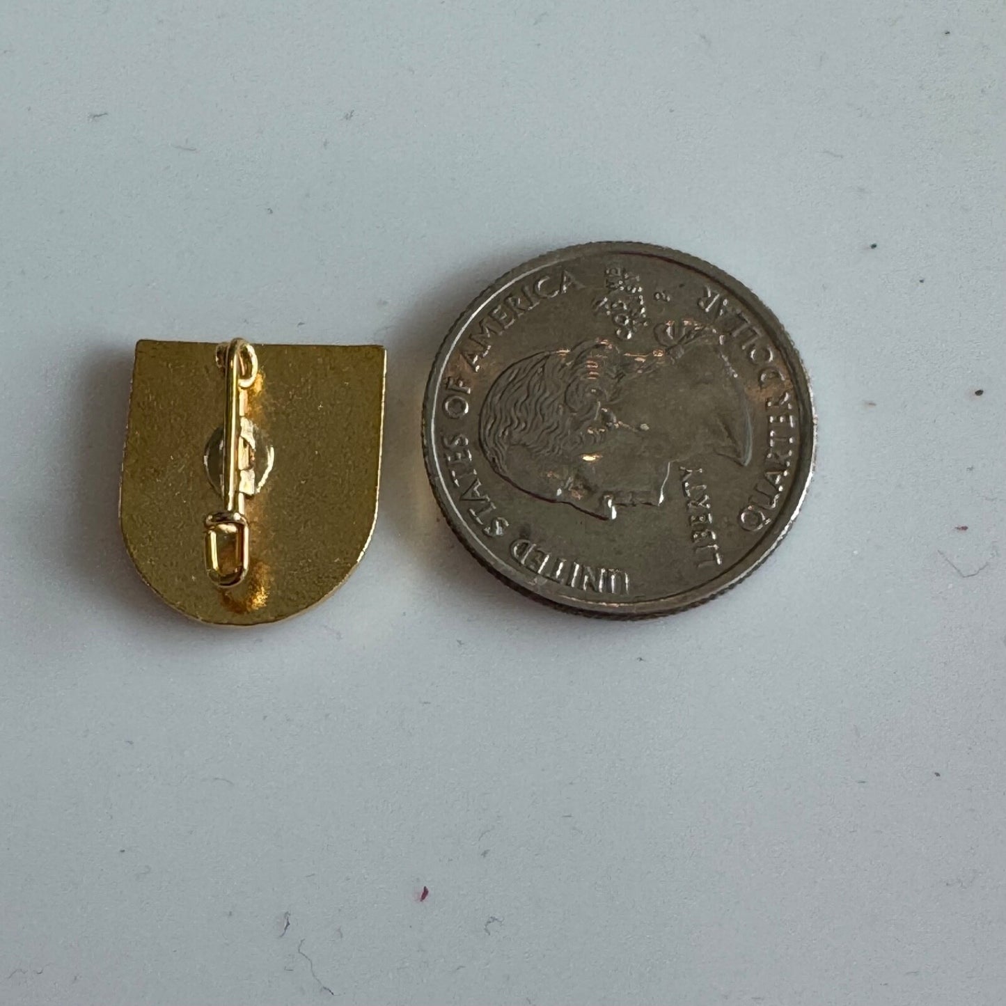 24kt Gold Plated Austria Alpine Email Souvenir Lapel Pin Coat of Arms