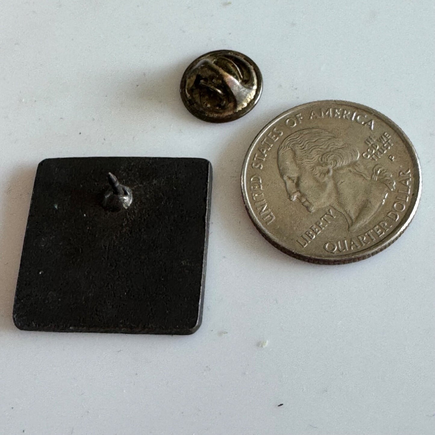 Vtg Watchfire Marion Indiana Vigil Pin Bronze Military Memorial Badge MIA POW