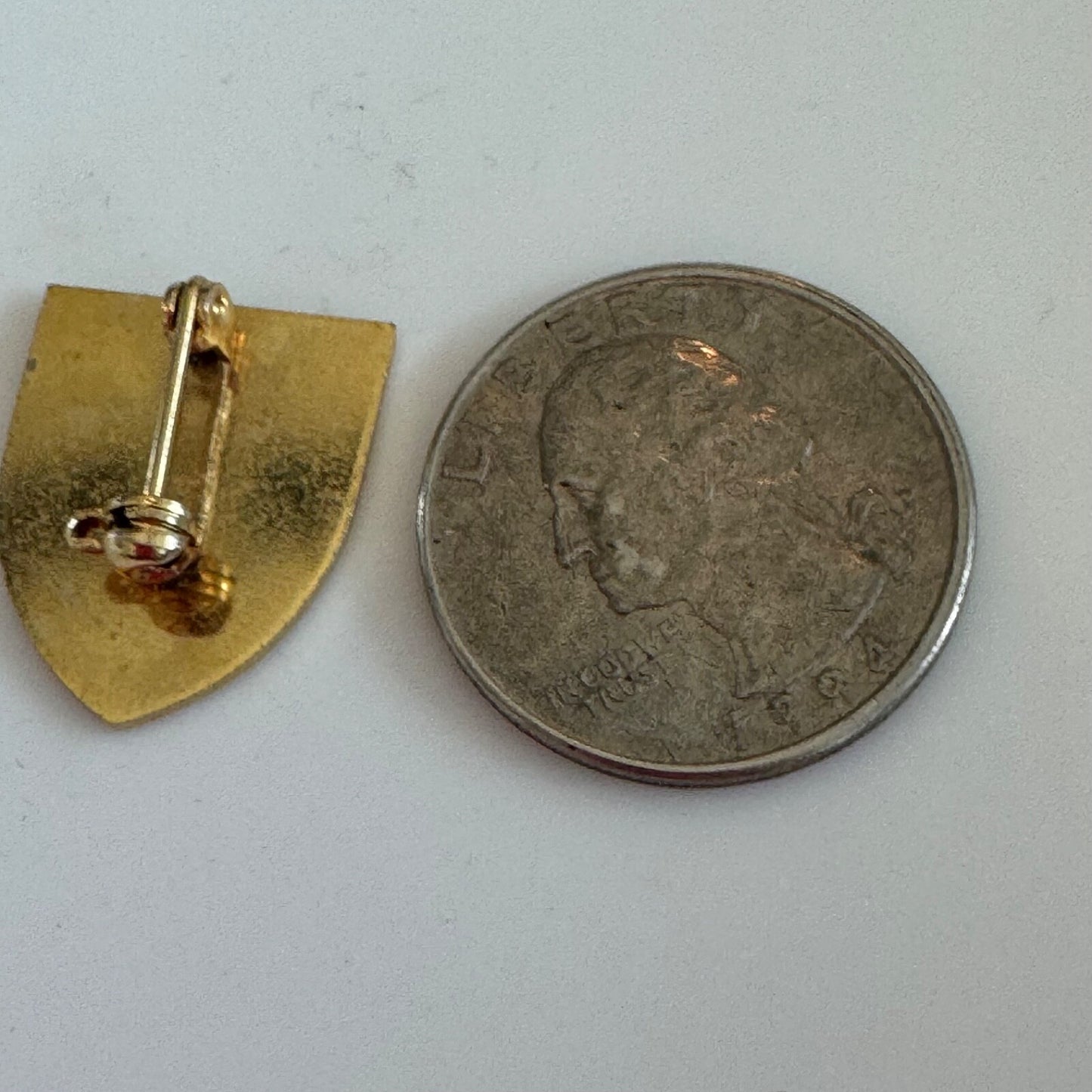Vintage Big Boulder Ski Area BB Lapel Pin Shield Crest Pennsylvania