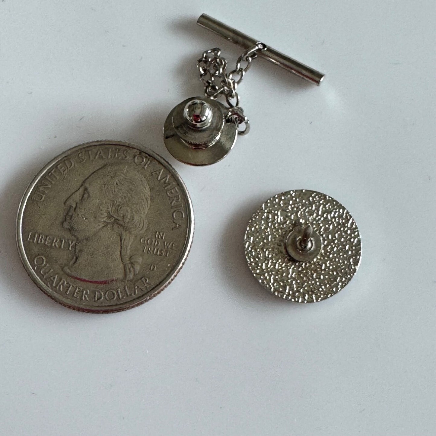 VINTAGE USAF PEACEKEEPER MISSILE MX LGM-118 MIRV ICBM LAPEL PIN TIE TACK ENAMEL