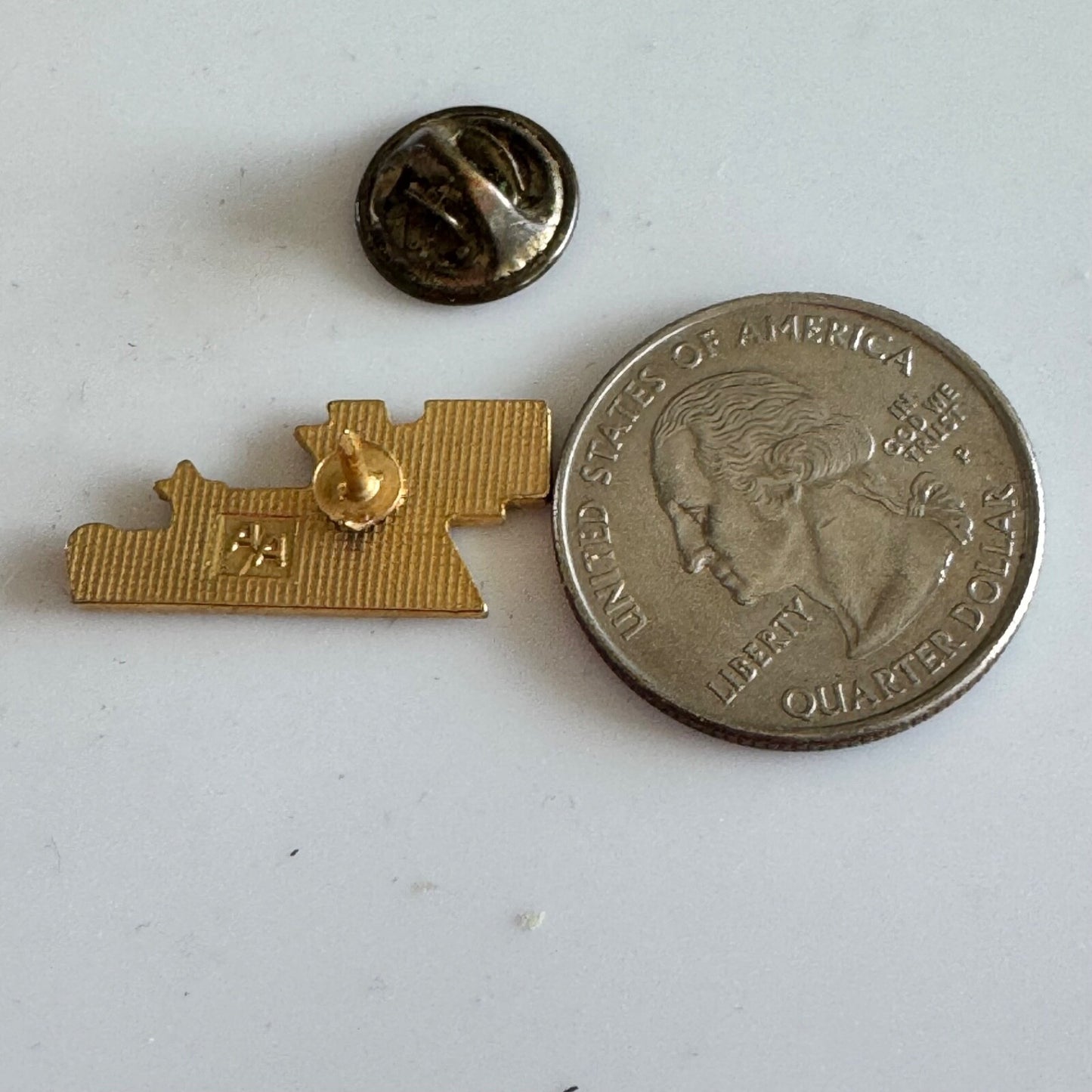 Walk America Patriotic Pin – Red, White & Blue March Support Badge