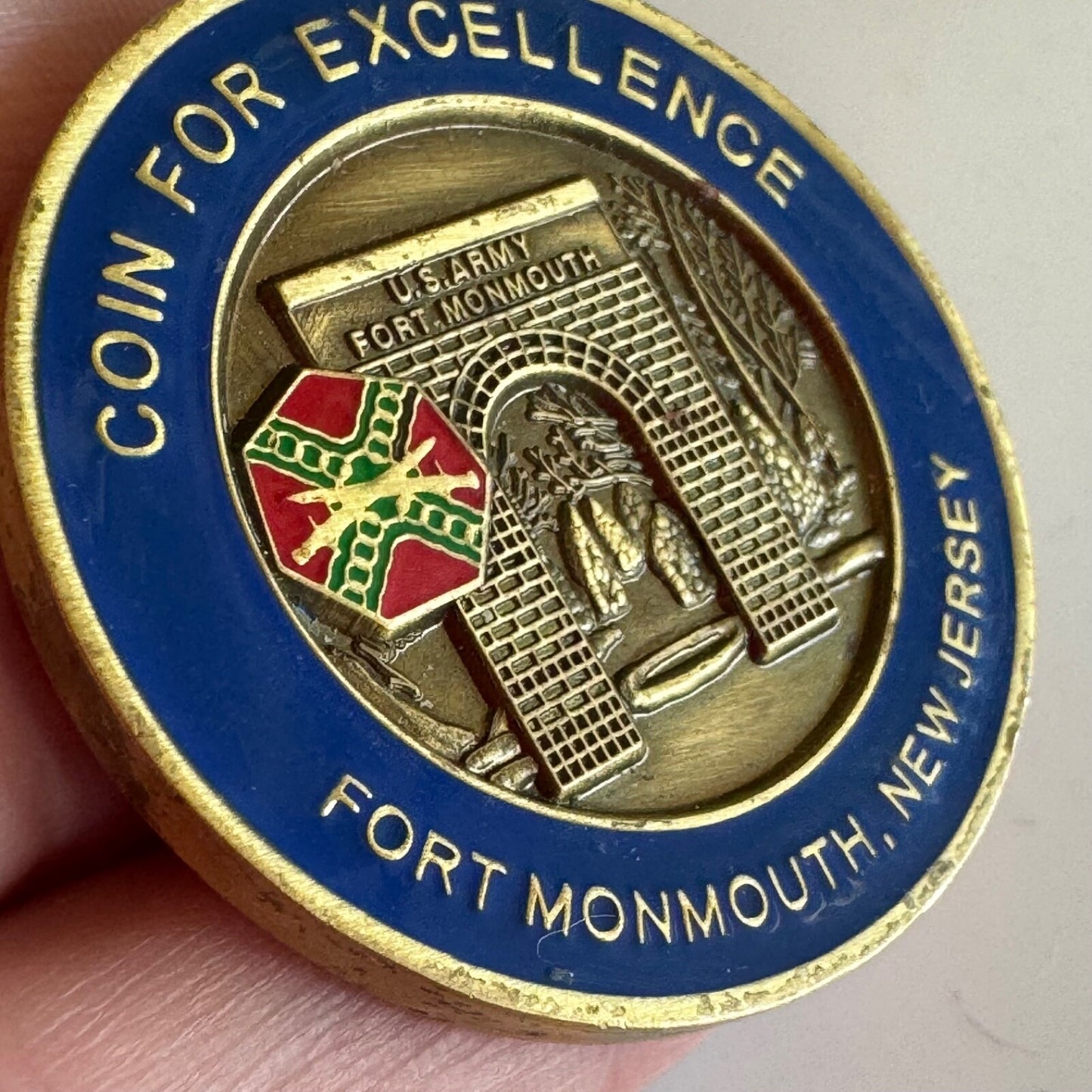 U.S. Army Garrison Fort Monmouth Challenge Coin – Military Token Rare