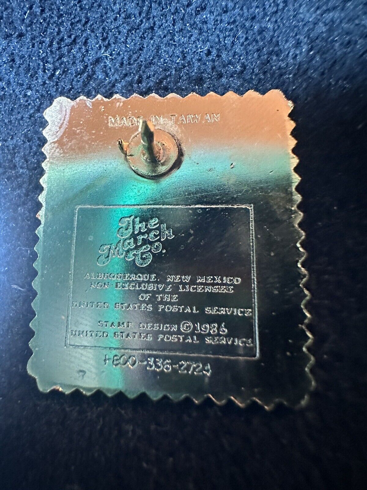 USPS Happy Birthday Stamp Lapel Pin 22 Cents