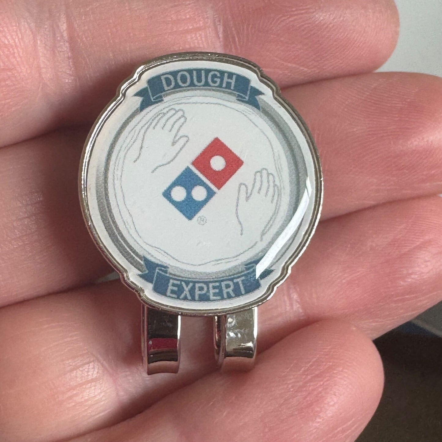 Domino's Pizza DOUGH EXPERT Hat Clip Employee Acknowledgement Award