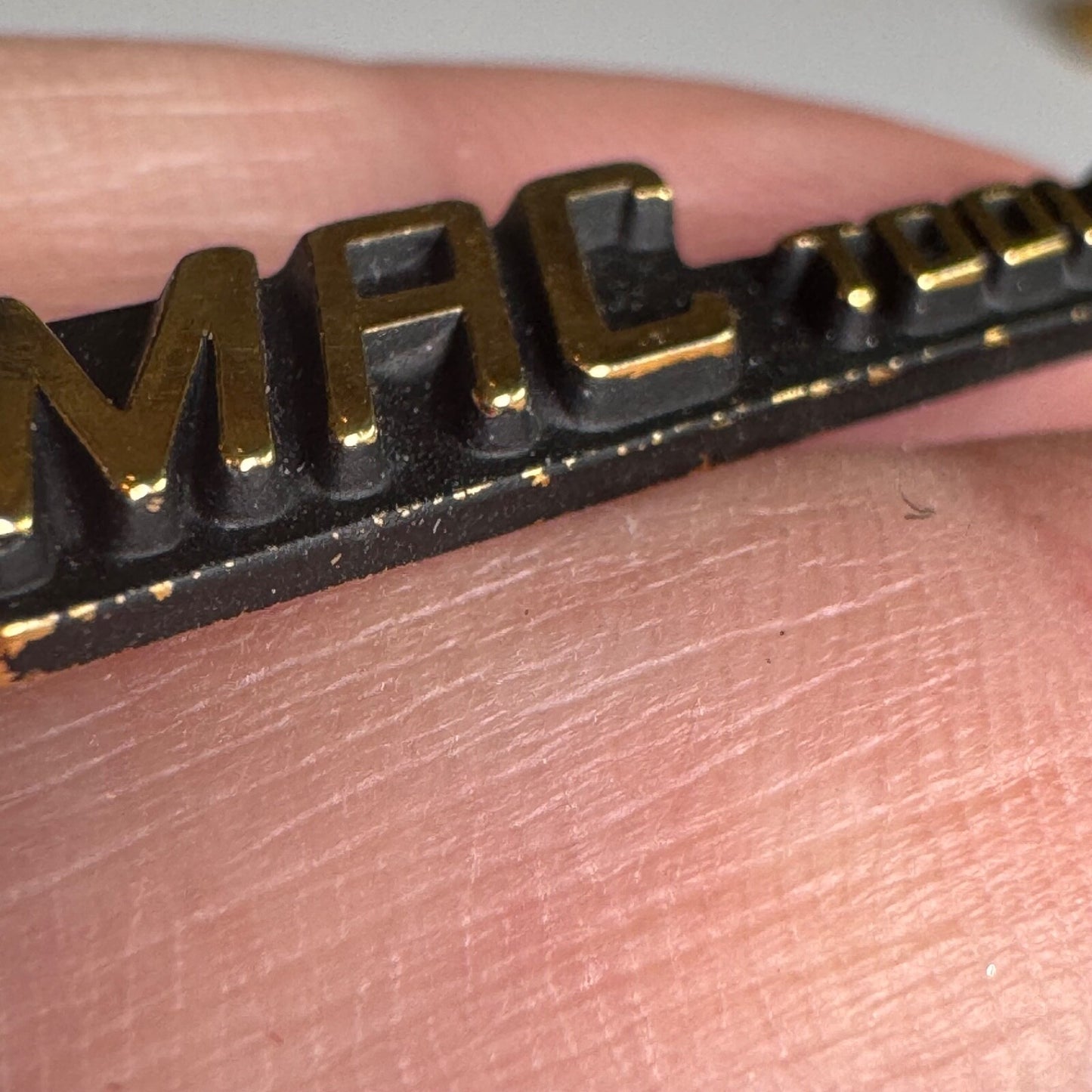 Vintage MAC Tools Gold Tone Lapel Pin Tie Tack