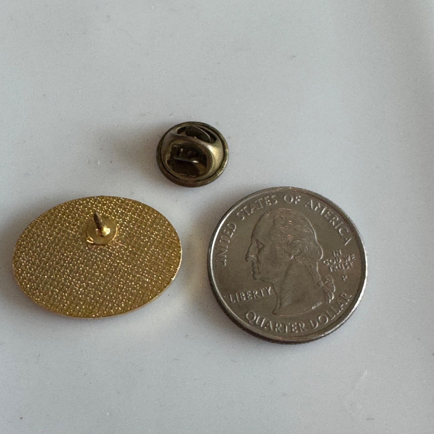 Washington D.C. USA Capitol Landmarks American Flag Pin
