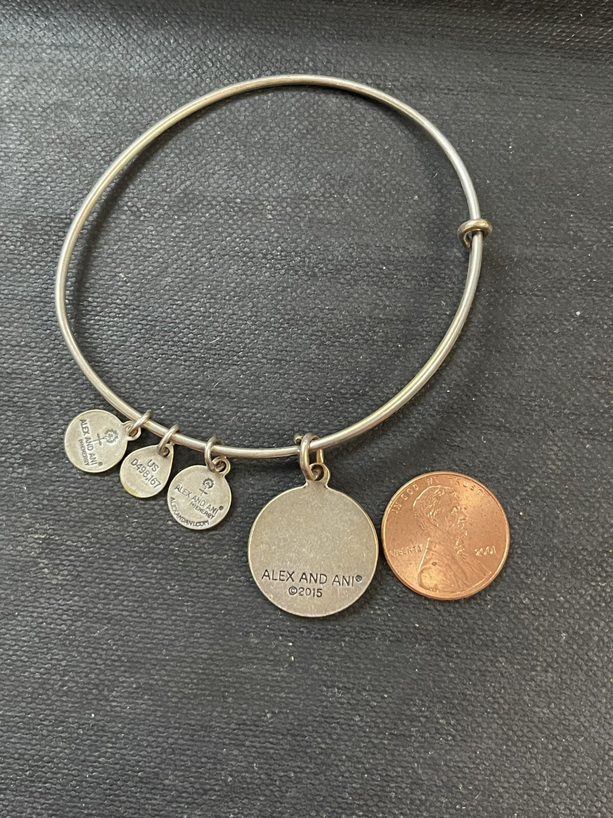 Alex & Ani Four Leaf Clover 2015 Bangle Bracelet