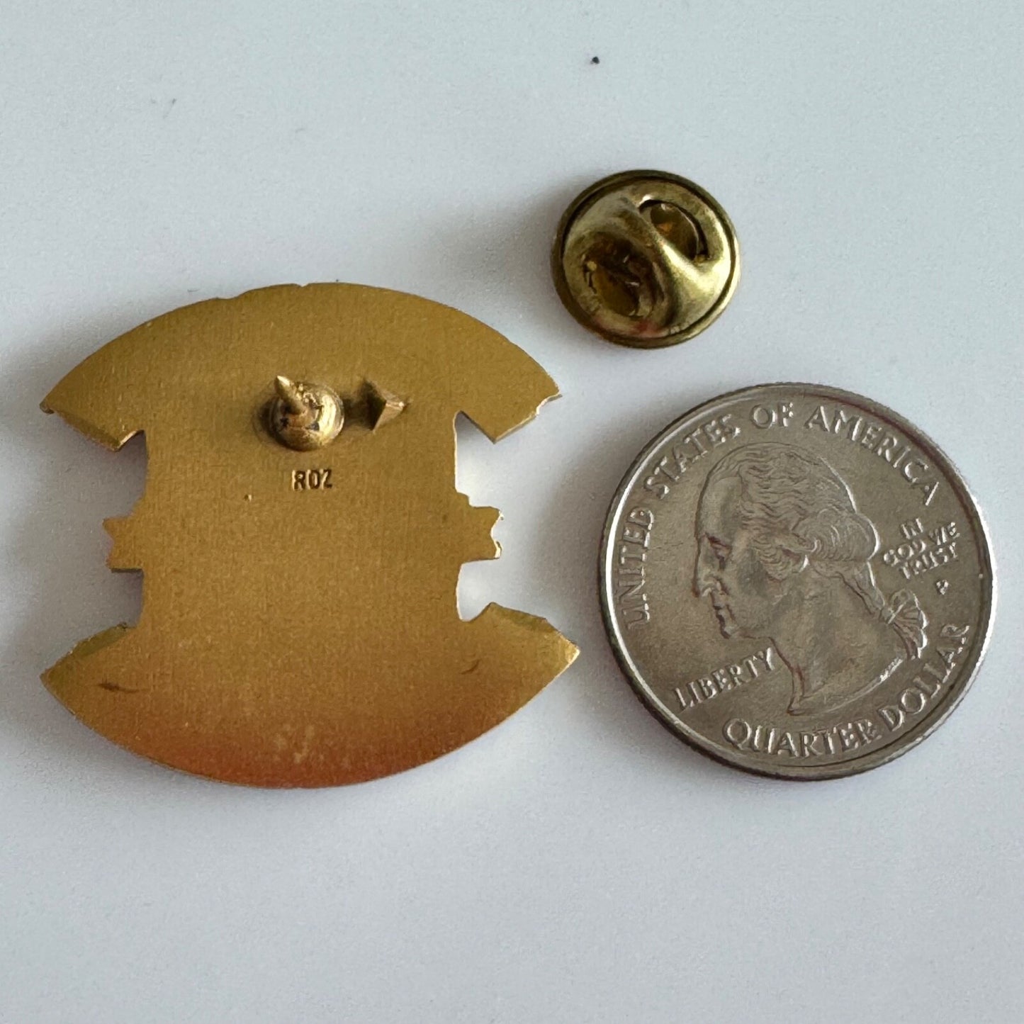 Vintage 2000 U.S. Open Golf Pin – Pebble Beach American Flag Shield