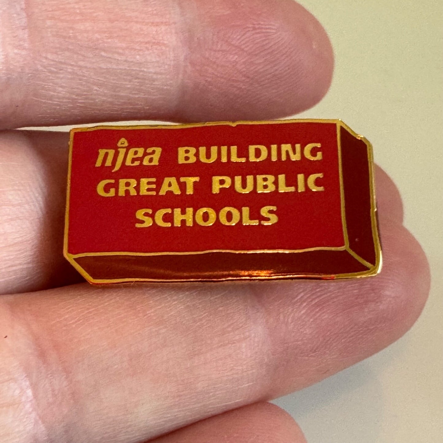 NJEA Building Great Public Schools New Jersey Education Association Pin Union