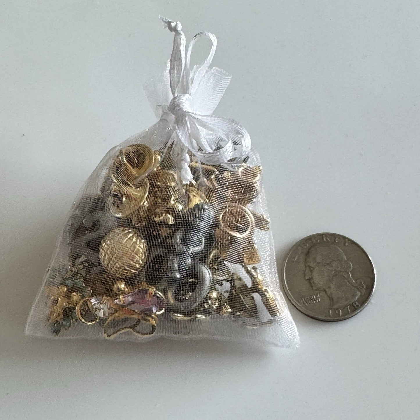 Sachet of Guardian Angels Cherubs Pins Lot 20 Vintage Mystery Bag Blessings