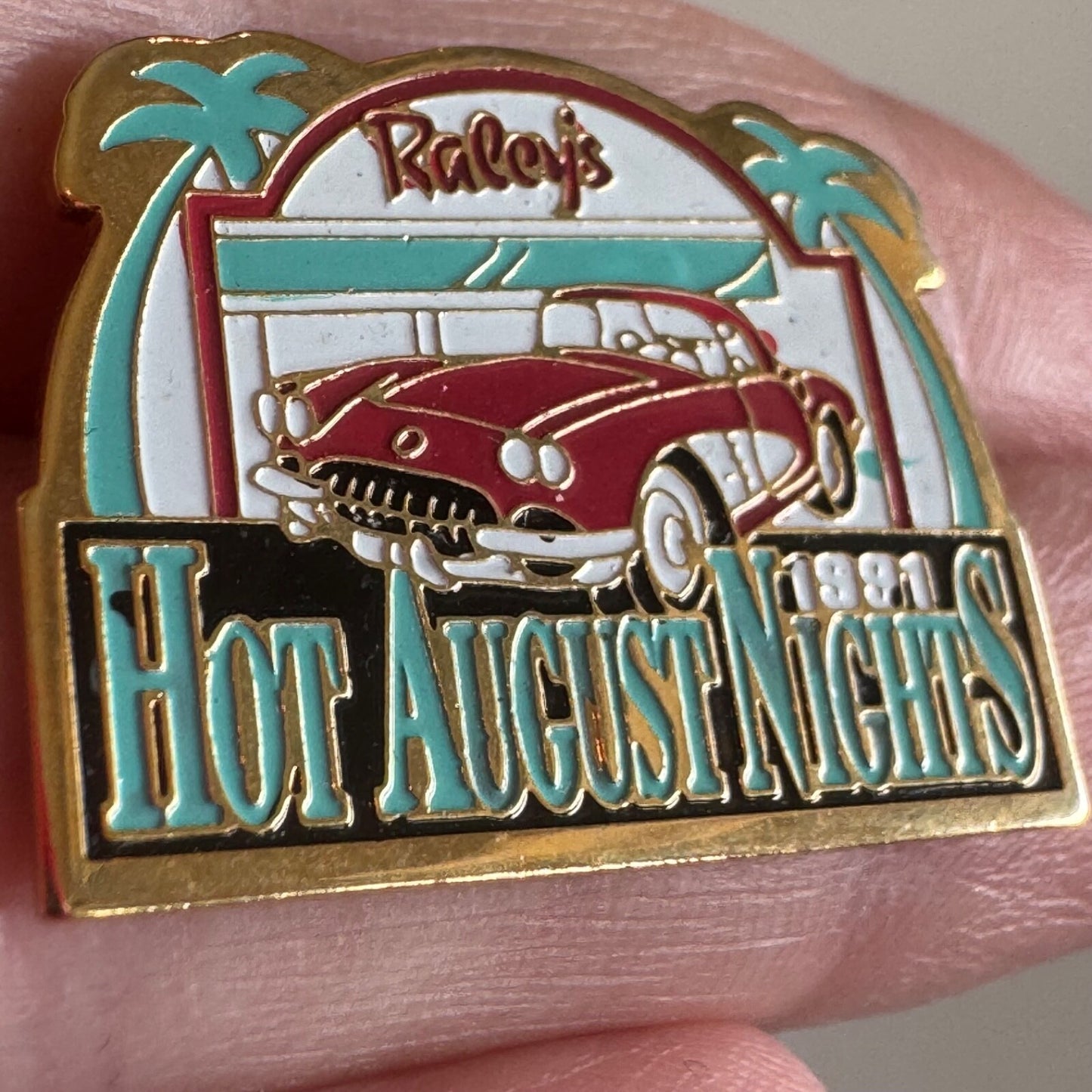 Vintage 1991 Hot August Nights Reno Nevada Lapel Pin