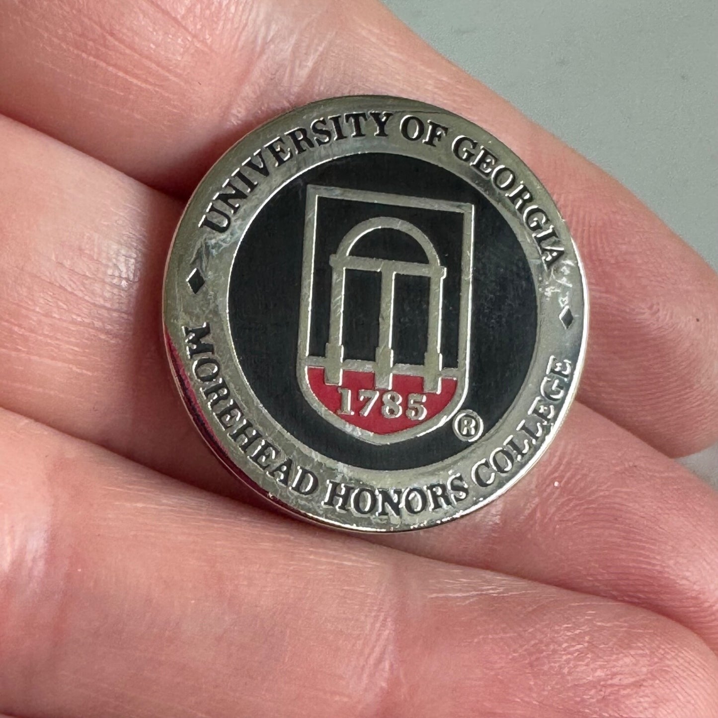 University of Georgia Morehead Honors College Pin – UGA 1785 Emblem Rare