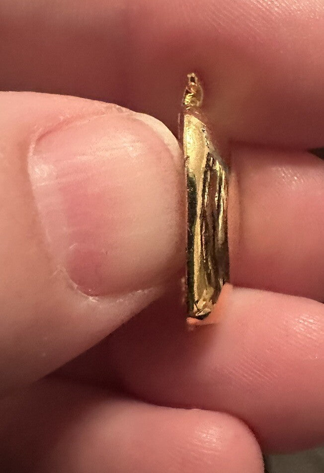 Gold Tone Apple Lapel Pin Jubilee Larger Sized