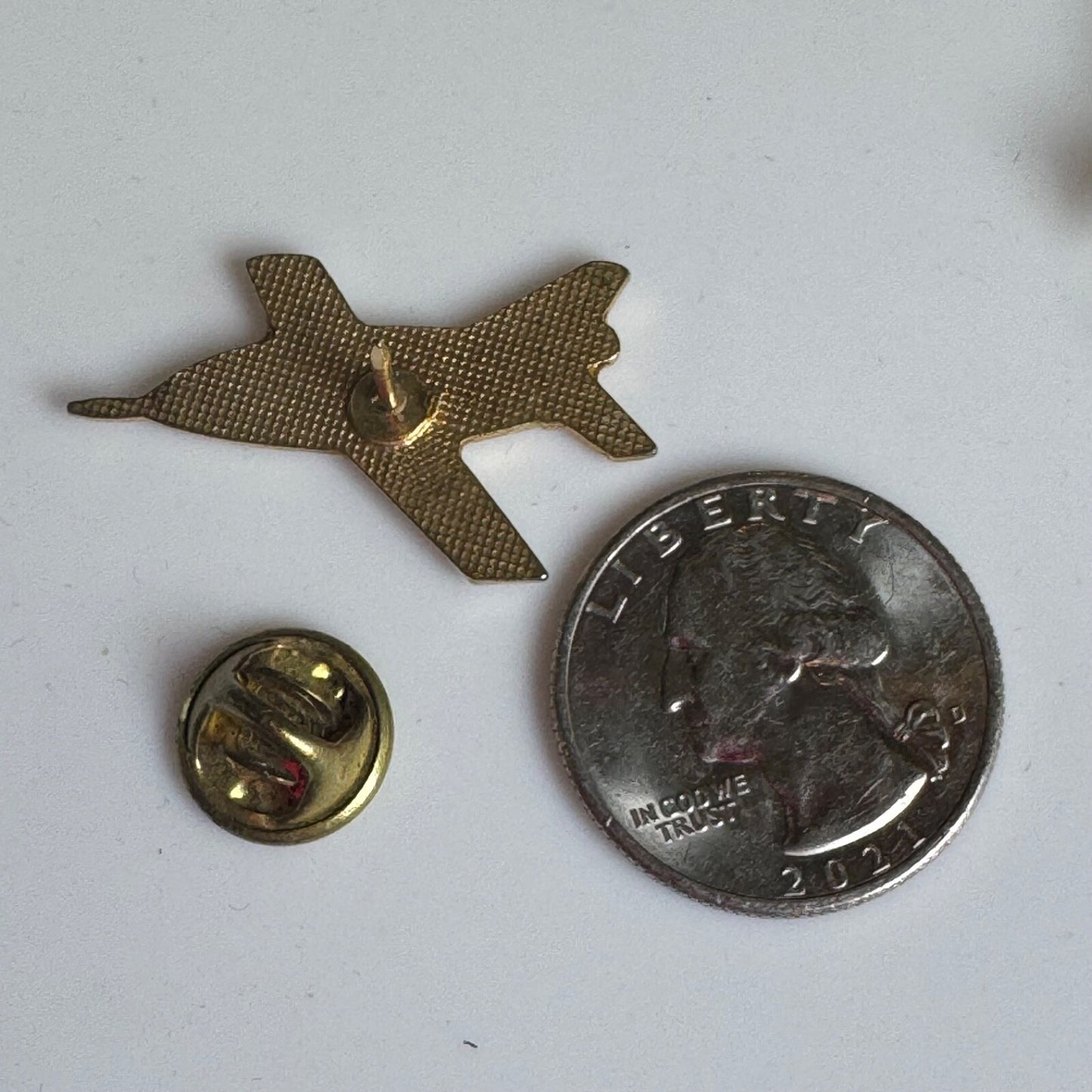 Vintage Coors Light Silver Bullet Airplane Lapel Pin BD-5J Advertising