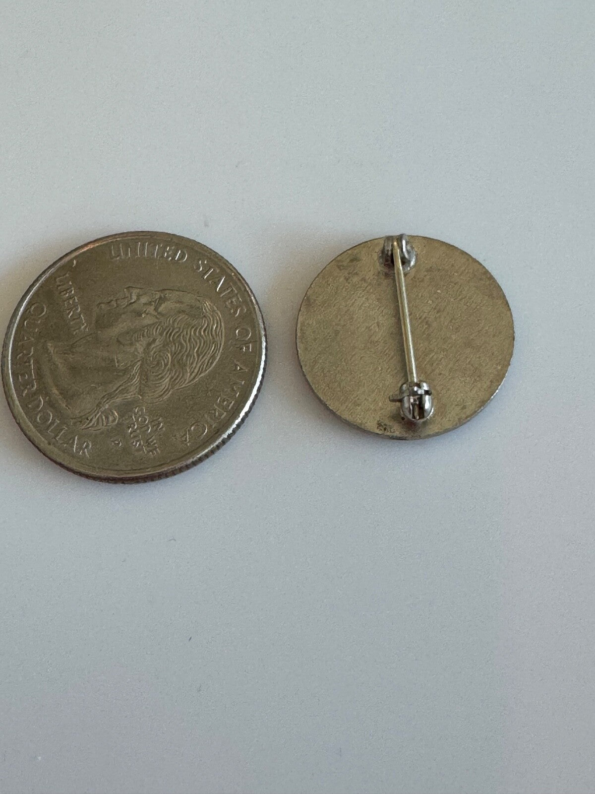 Vintage Confraternity of Christian Doctrine DEUS EST Lapel Pin Catholic Church