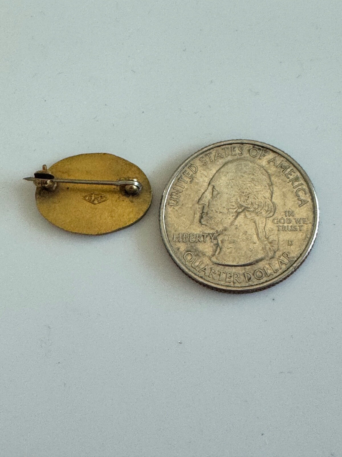 Vintage Danberry Sales Leader Award Pin – White Enamel Real Estate Badge
