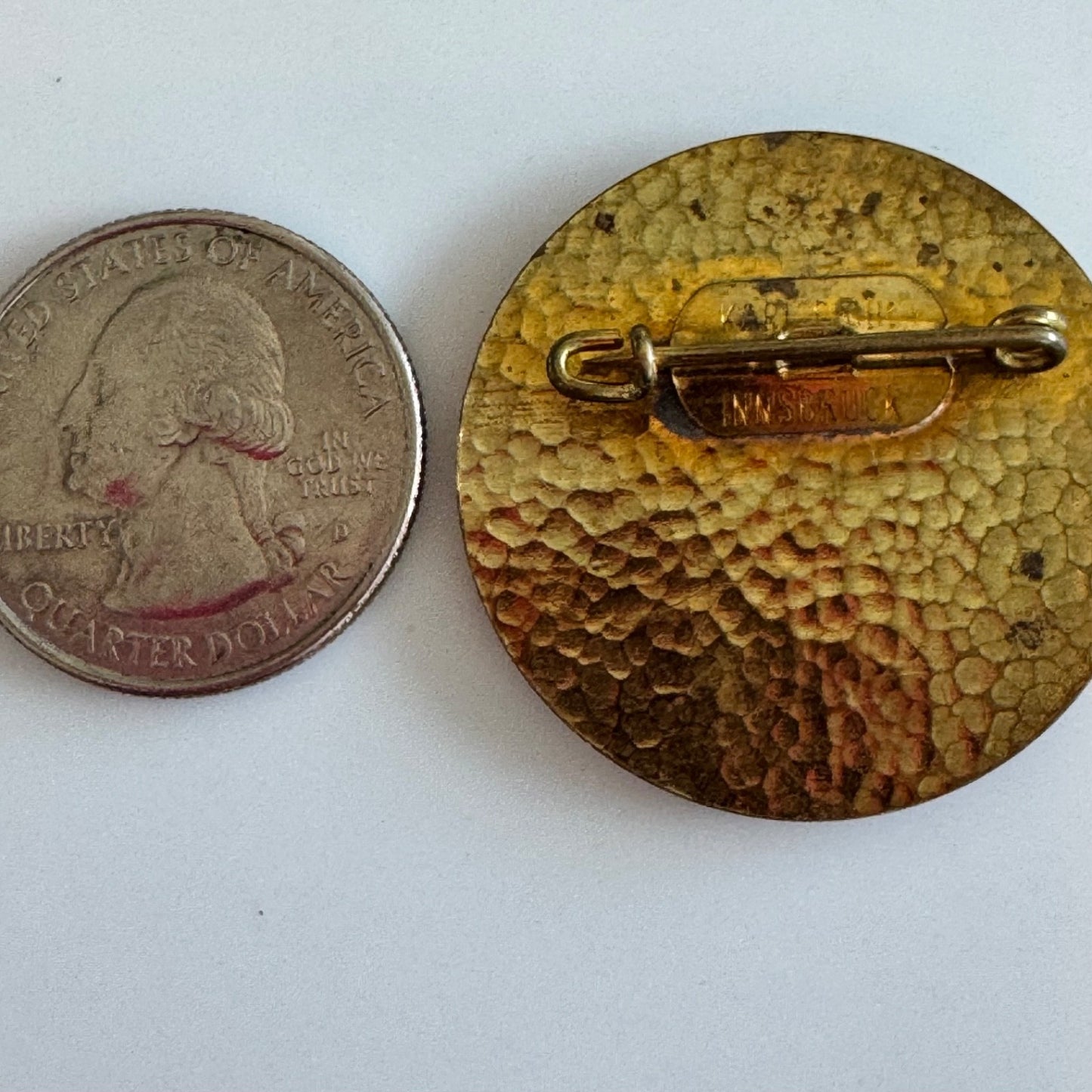 VTG 1983 ST ANTON SKI RESORT ARLBERG AUSTRIA SKI PIN TRAVEL PIN KANDAHAR SKIING