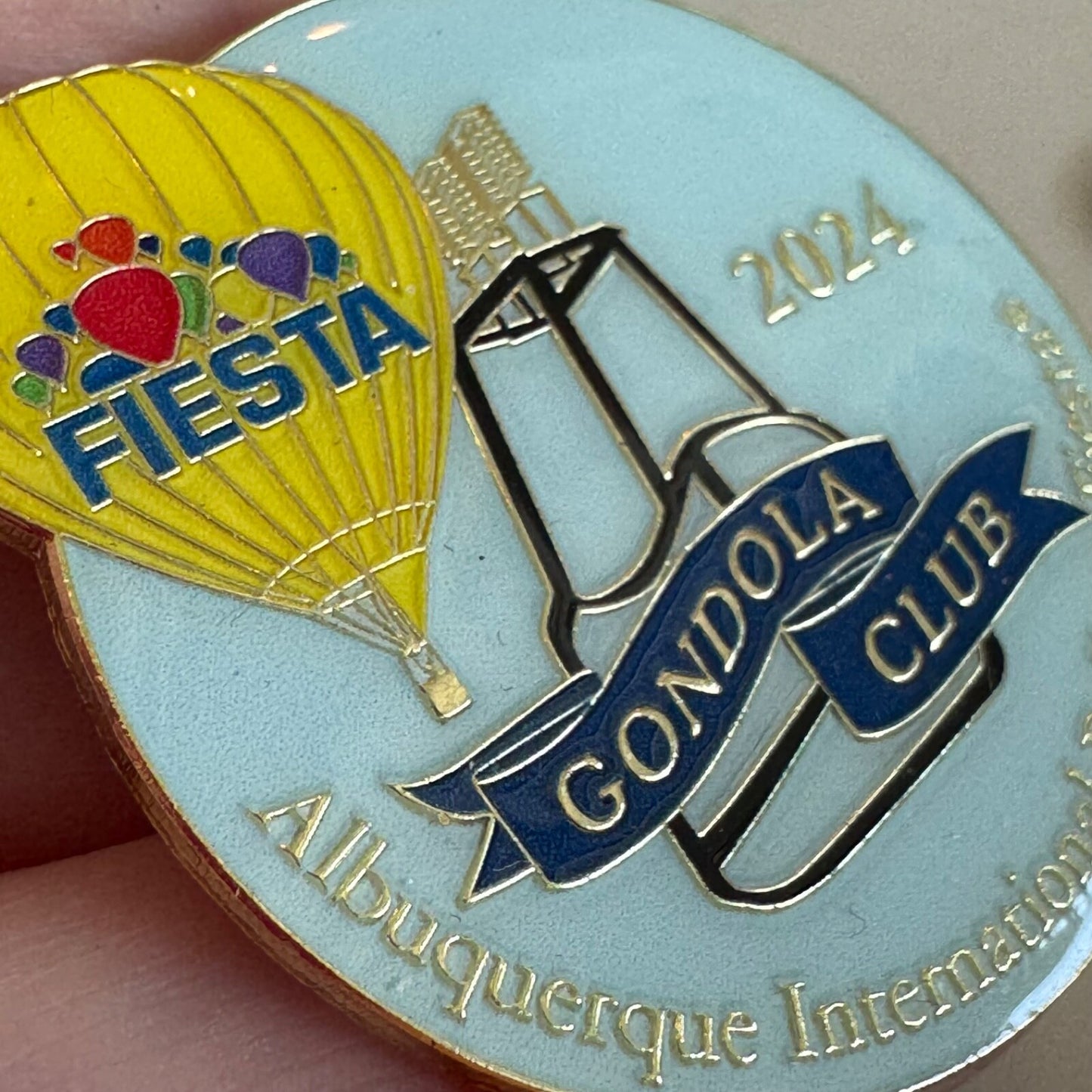 2024 Albuquerque International Balloon Fiesta GONDOLA CLUB Lapel Pin