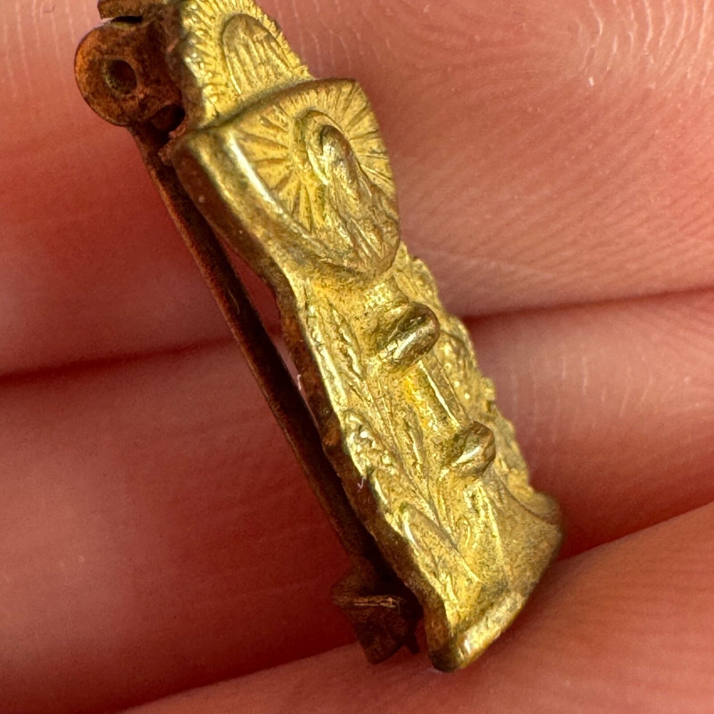 Vintage IHS Chalice and Cross Holy First Communion Pin Catholic Religious Symbol