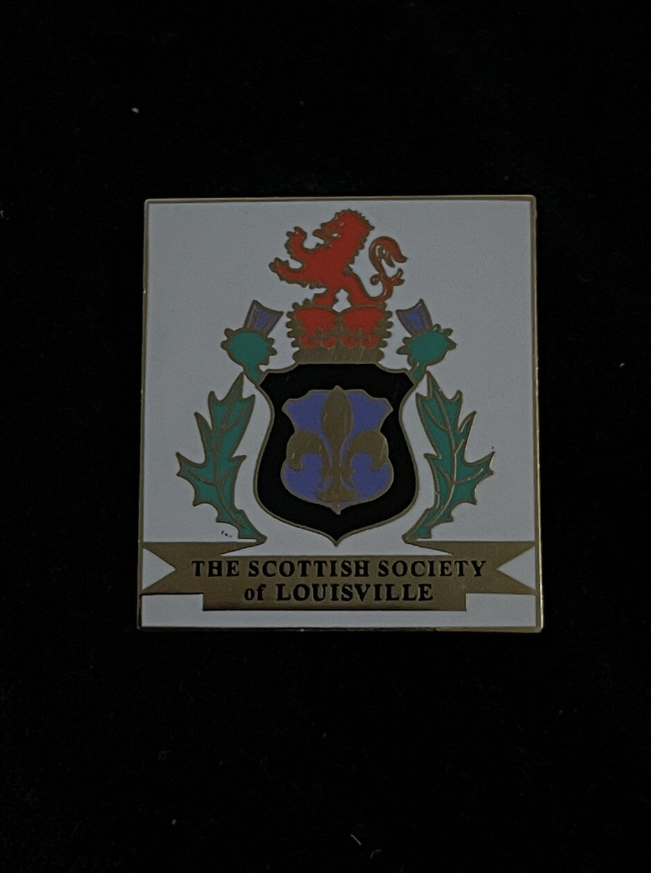 THE SCOTTISH SOCIETY OF LOUISVILLE PIN HAT TAC LAPEL KENTUCKY DERBY