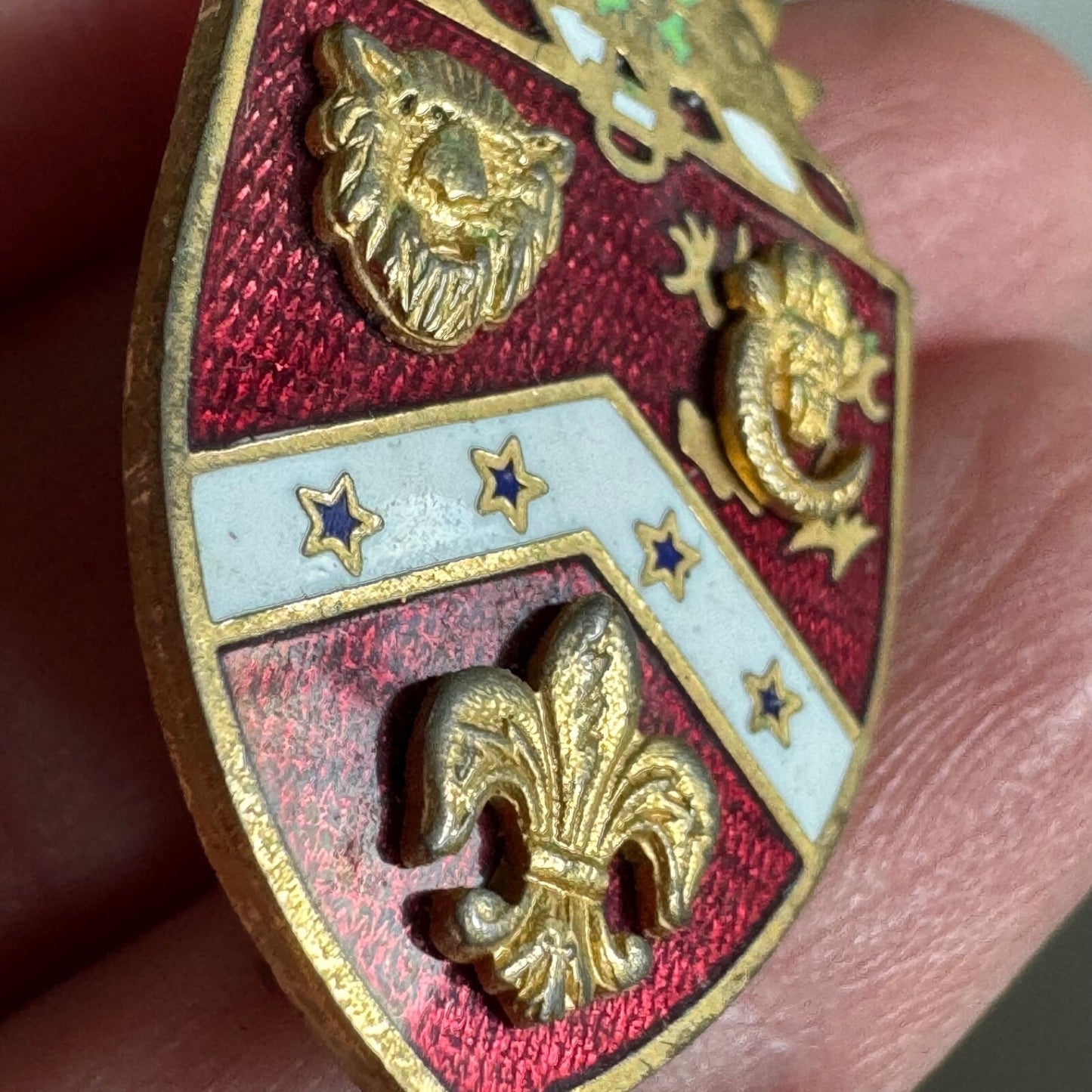US Army 3rd Field Artillery NS Meyer DUI DI Pin Crest