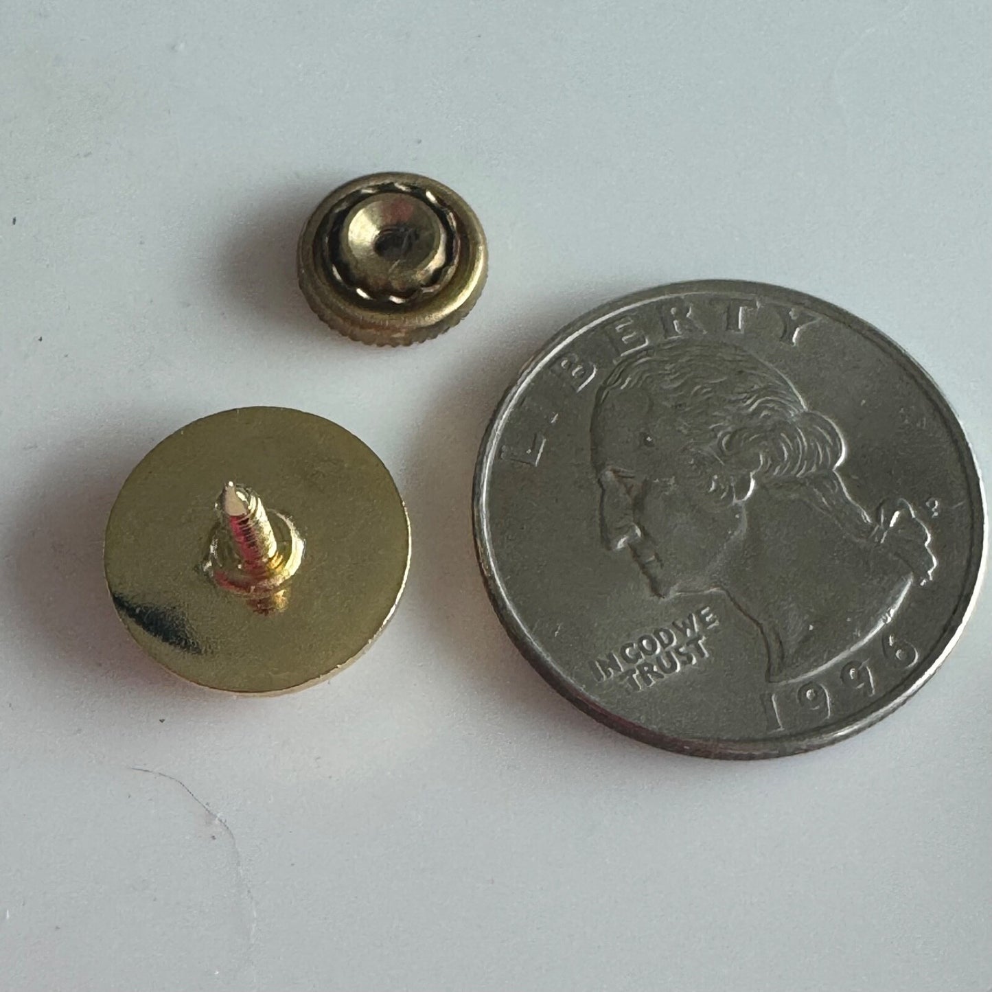 Vintage Boeing 30 Years Service Lapel Pin Gold Tone Screwback