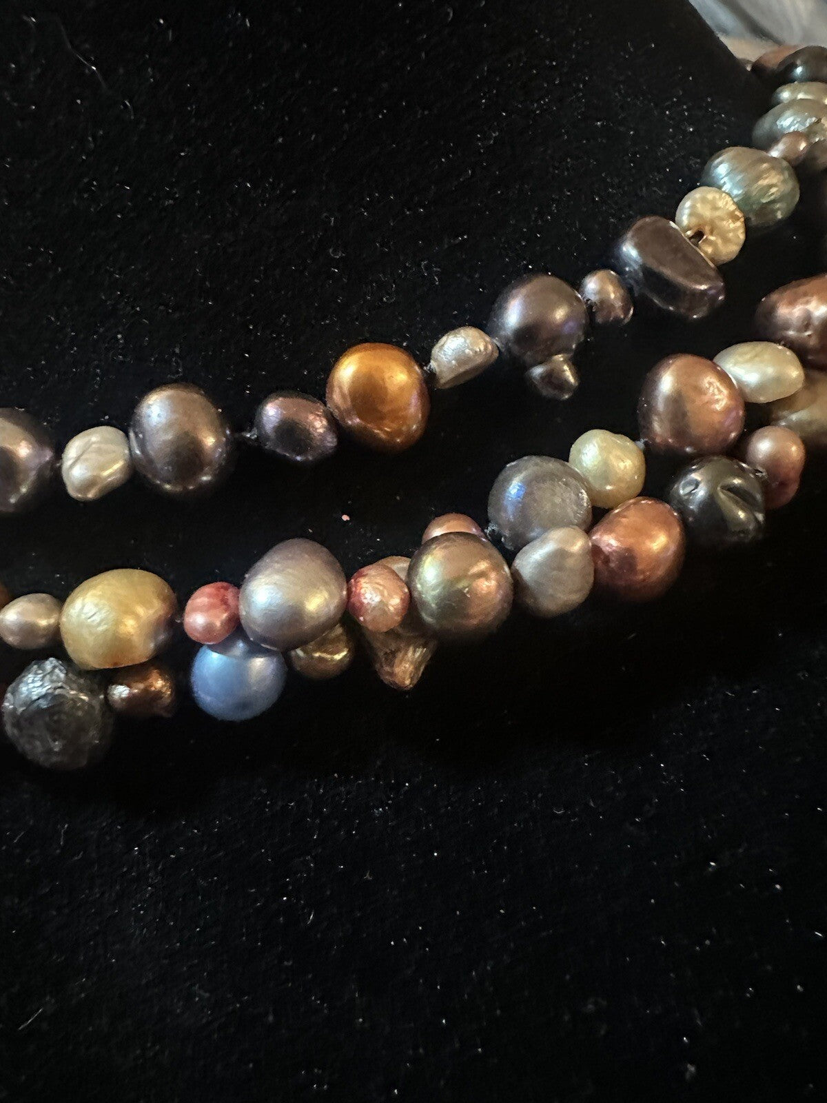 50” Necklace Multicolor & Size Dyed Freshwater Pearls Purple Blue & More Endless