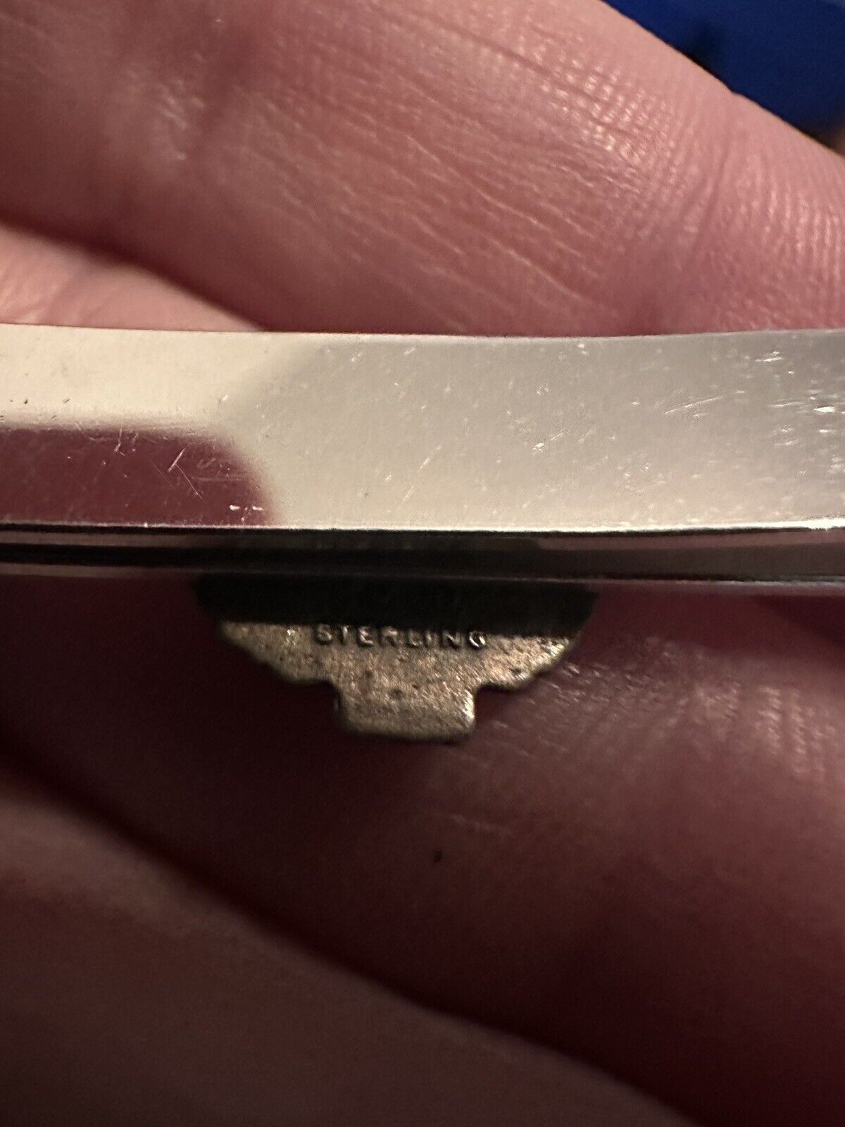 STERLING SILVER KODAK 25 YEAR TIE CLIP YEARS TAC