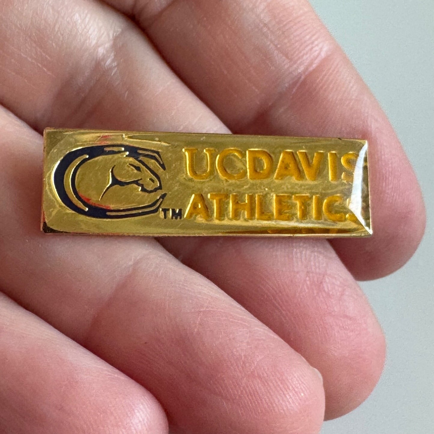 Vintage University of California Davis Aggies Athletics Lapel Pin UC Mustang