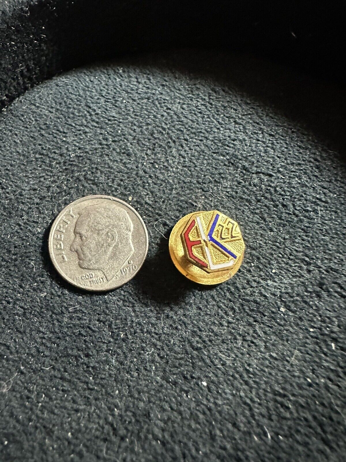 Antique Vintage BPOE Elks Lapel Stud ELK 22 Pin Whitehead Hoag