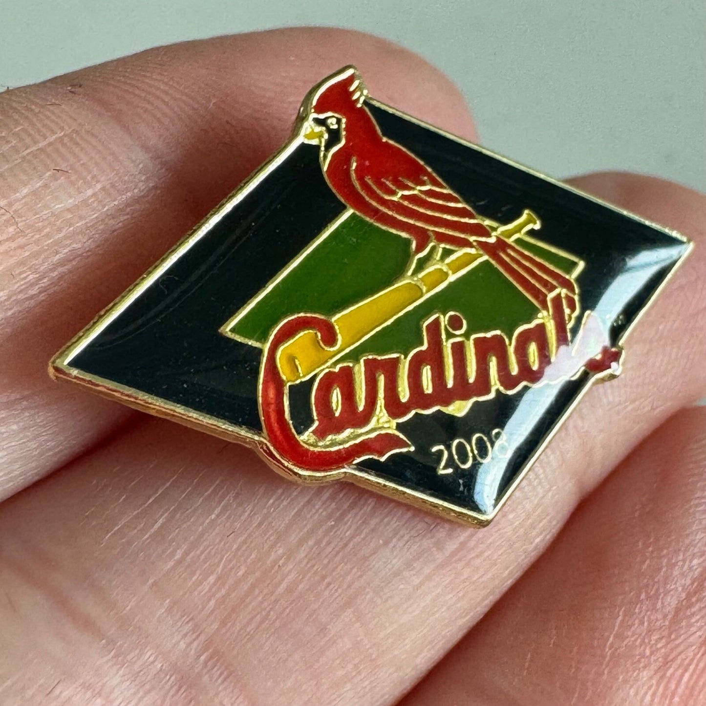 St. Louis Cardinals 2008 Logo Pin – MLB Enamel Badge