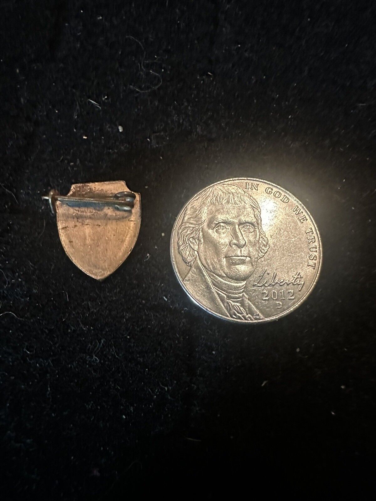 ANTIQUE THE FRANKLIN INSTITUTE SHIELD PIN BUTTON PINBACK PHILADELPHIA PA