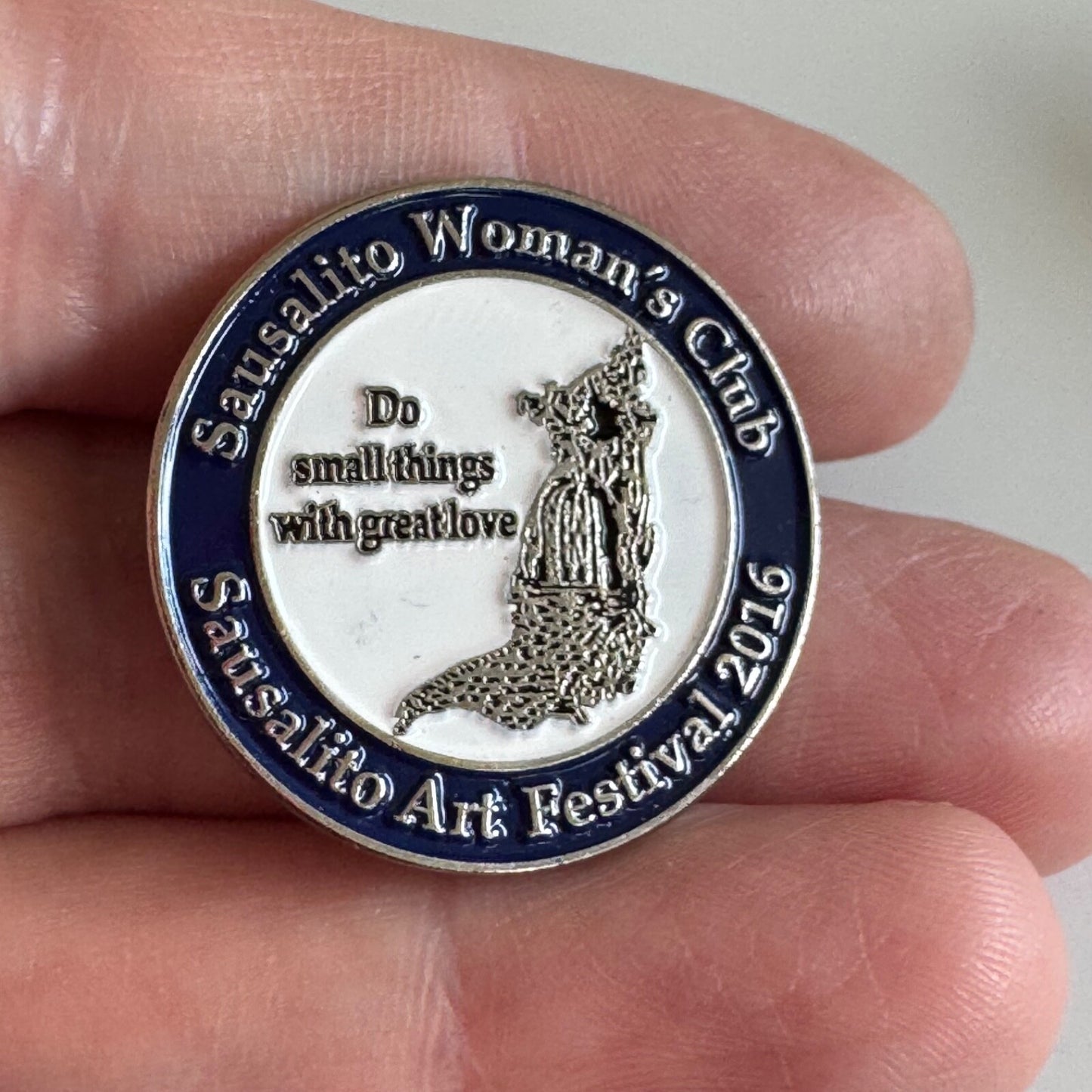 Sausalito Woman's Club Art Festival 2016 Lapel Pin California