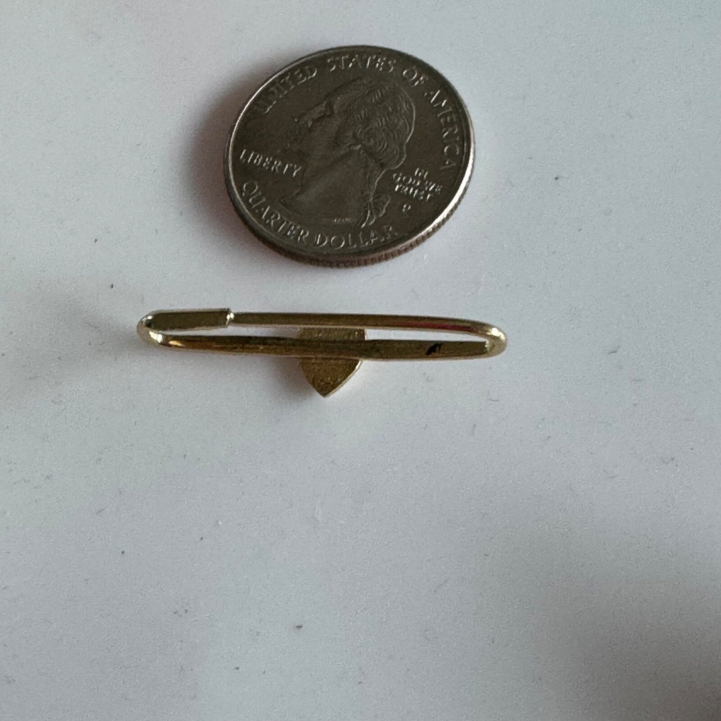 Heart & Rose Safety Pin Brooch – Vintage Enamel Love Motif Jewelry