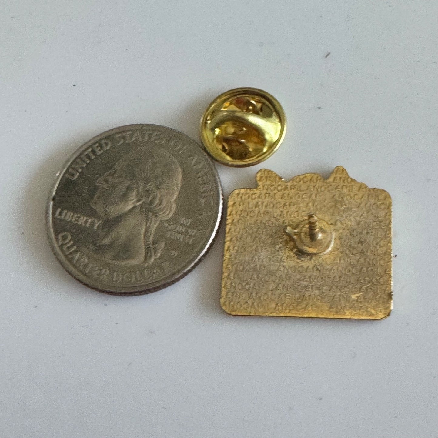 Vtg Vancouver Canada Evergreen Rose Floral City of Flowers Enamel Lapel Hat Pin