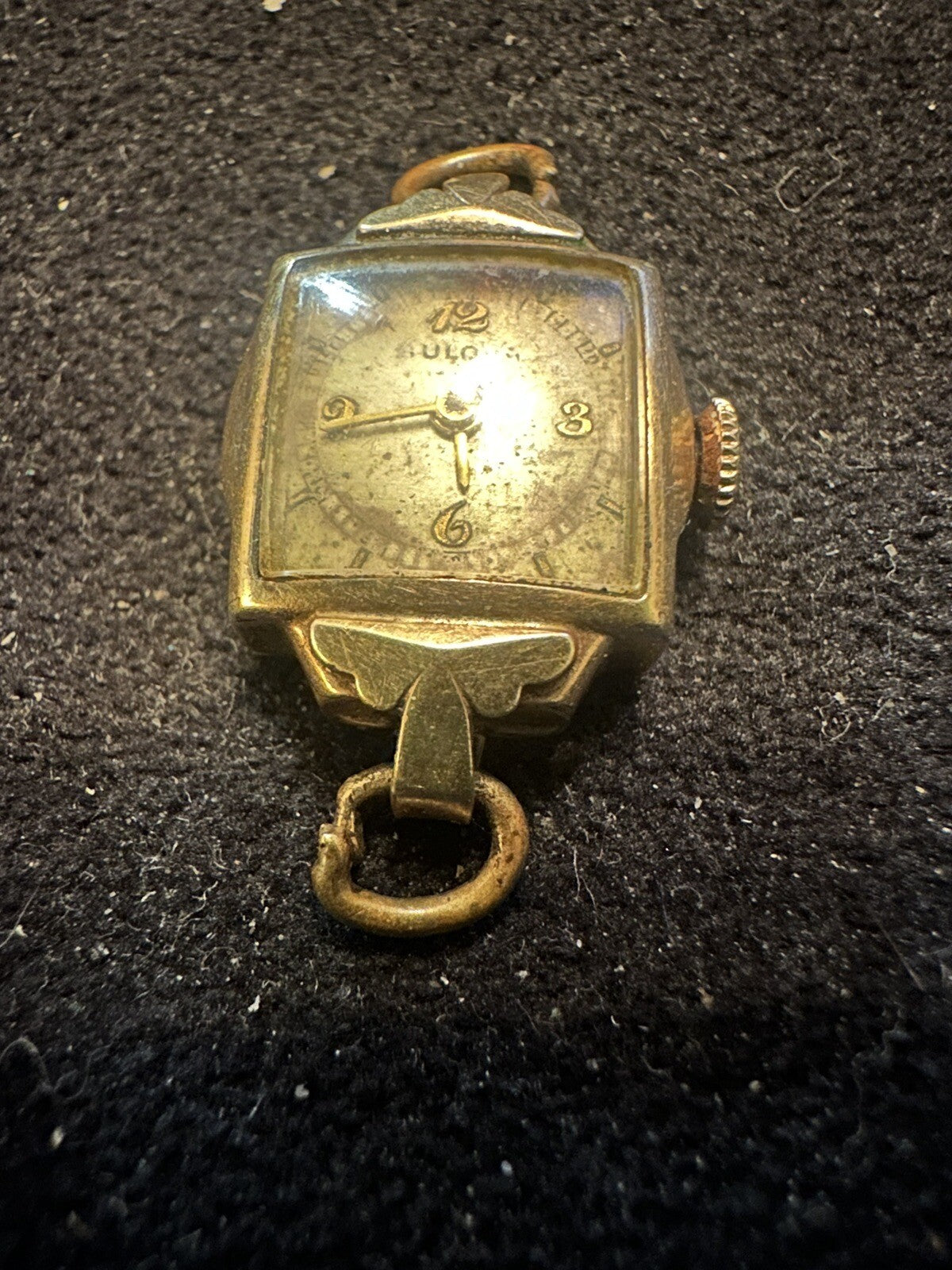 WWII Era MEDICAL CENTER Wristwatch BULOVA 17 j USA 10 k RGP 1943 Parts