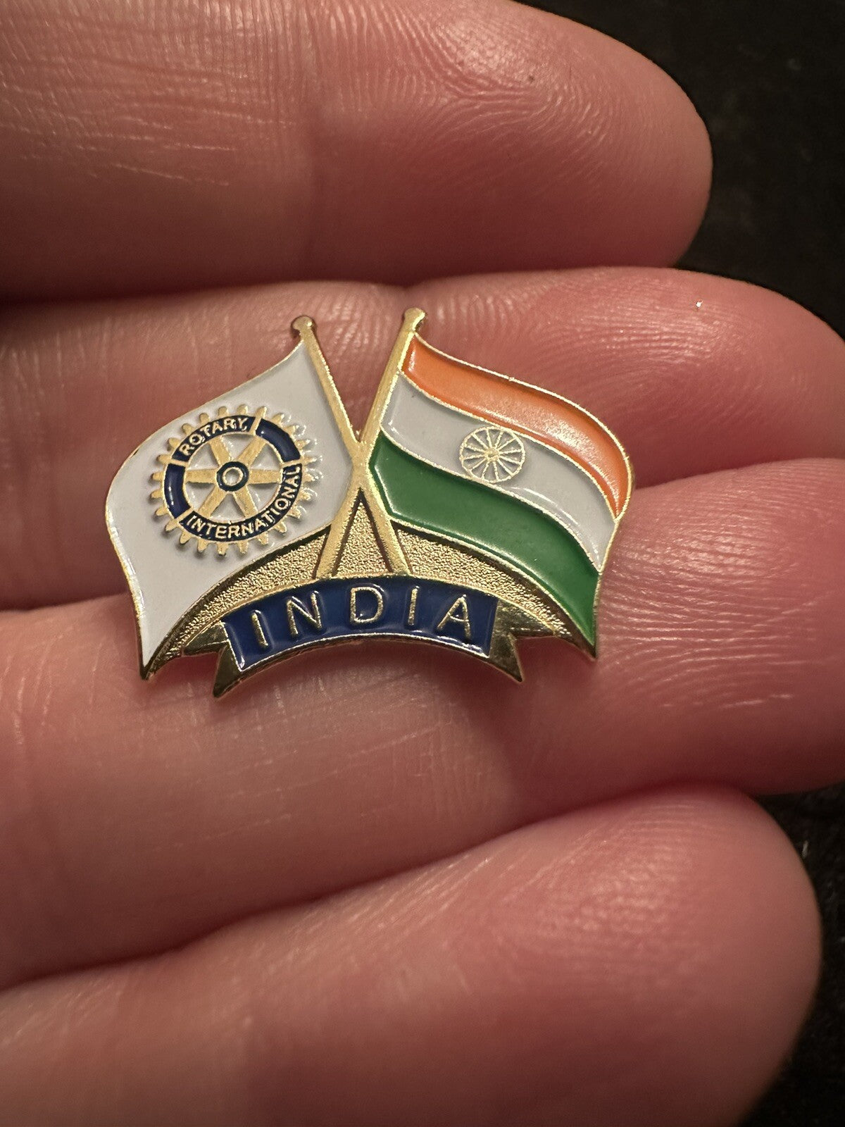 Rotary International Pin INDIA FLAG Enamel - Nice!