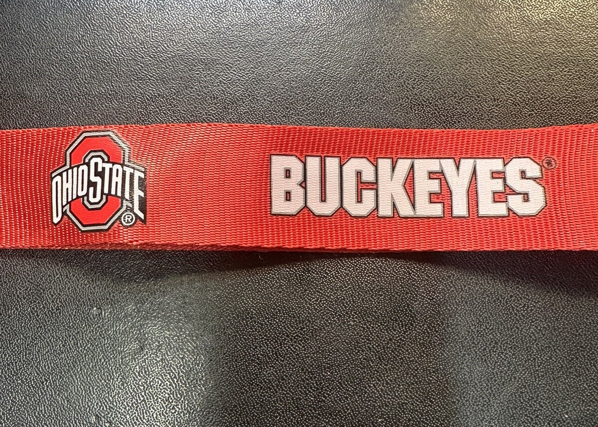 Ohio State Buckeyes NCAA Red Lanyard Unused