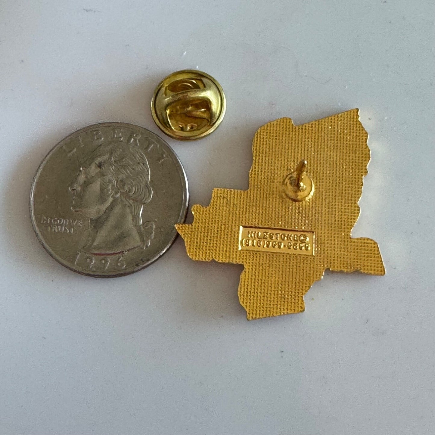 Vintage 1991 California Firefighters Burn Relay Lapel Pin